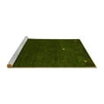 thumbnail image 2 of Ahgly Company Machine Washable Indoor Rectangle Abstract Yellow Contemporary Area Rugs, 6' x 9', 2 of 4