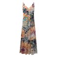 thumbnail image 4 of Summer Dresses for Women Beach Floral Tshirt Sundress Casual Boho Tank Dress, 4 of 5