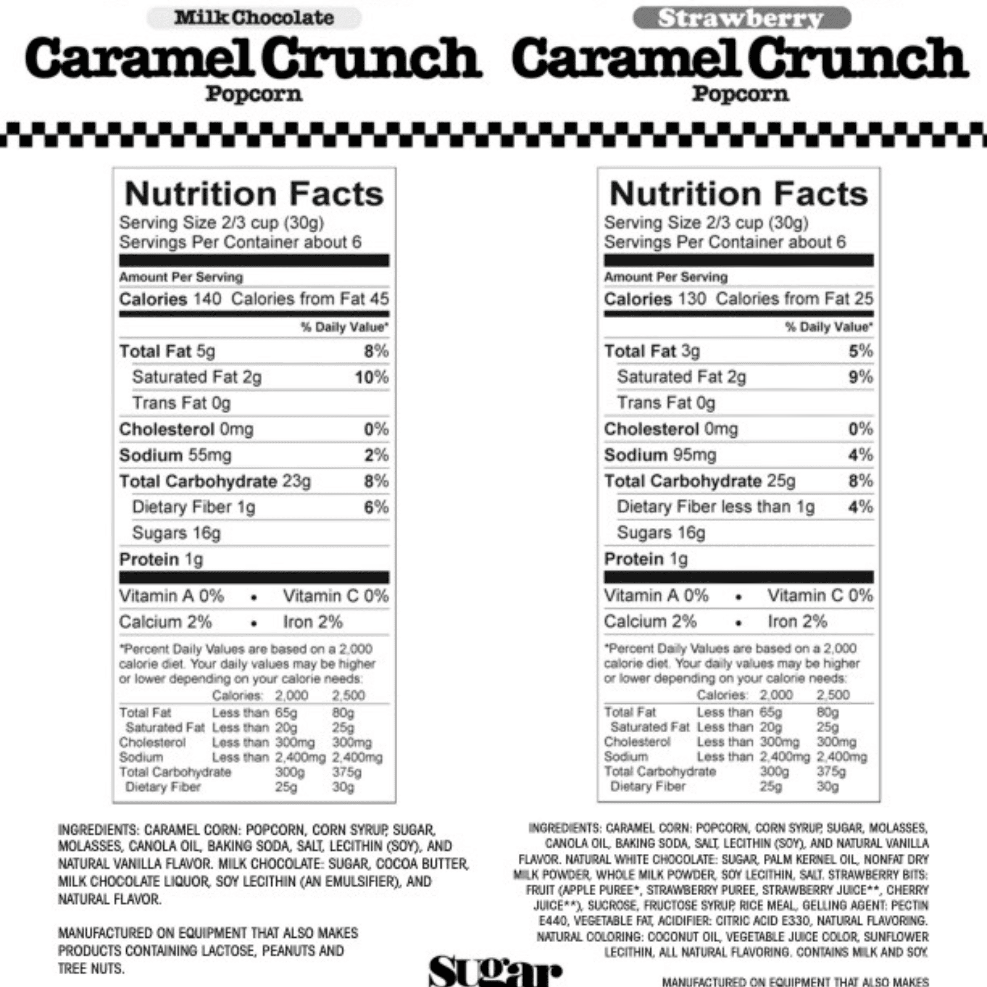 Sugar Plum Chocolates NYC Checker Cab Popcorn Gourmet Milk Chocolate Caramel Crunch 3 Bags 18 oz Total