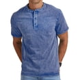 thumbnail image 1 of Playera Henley Casual Moda Manga Corta Para Hombre Algodón, 1 of 7