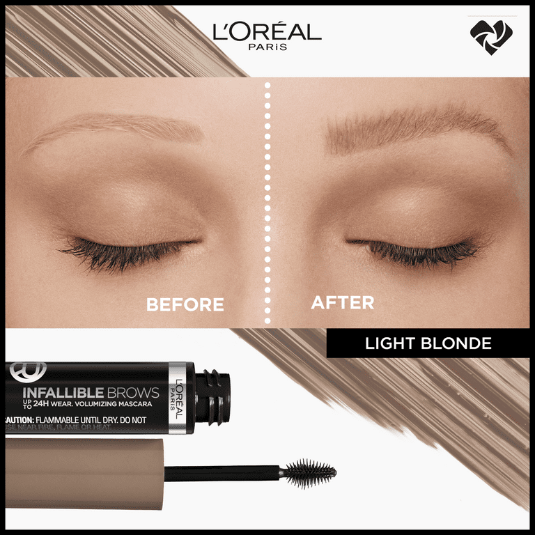 L'Oreal Paris Infallible Volumizing Brow Mascara Light Blonde 0.13