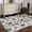 Black, variant on Area Rug for Living Room, Western Cowboys Non-Slip Indoor Large Carpet for Bedroom/Dining Room, Vintage Desert Canyon Cactus Horseshoe Washable Low-Profile Rectangle Floor Mat Runner Rugs - 3 x 5 Ft