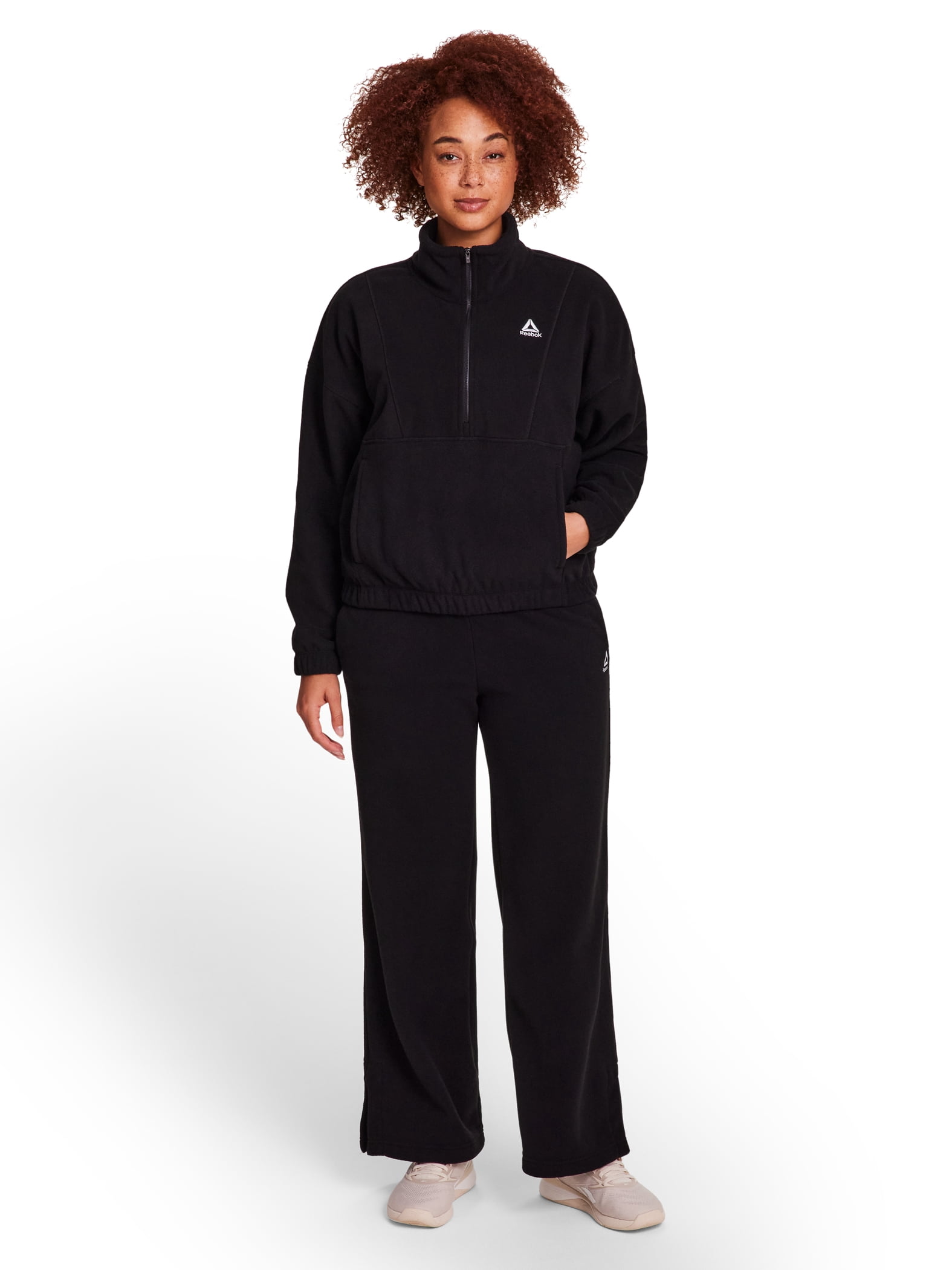 Reebok Women's and Women's Plus Cozy Half Zip Pullover, Sizes XS-4X