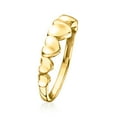 thumbnail image 3 of Pure Collection by Ross-Simons 18kt Gold Vermeil Graduated Heart Ring, Women's, Adult, 3 of 7