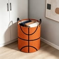 thumbnail image 1 of EQWLJWE Bacs de Rangement, Organisateur de Sacs de Rangement, Panier de Rangement Rond avec Imprimé Sphérique et Panier à Linge Cylindrique pour Usage Domestique, 1 of 6