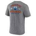 thumbnail image 3 of Men's Heather Gray Edmonton Oilers Winger Tri-Blend T-Shirt, 3 of 3