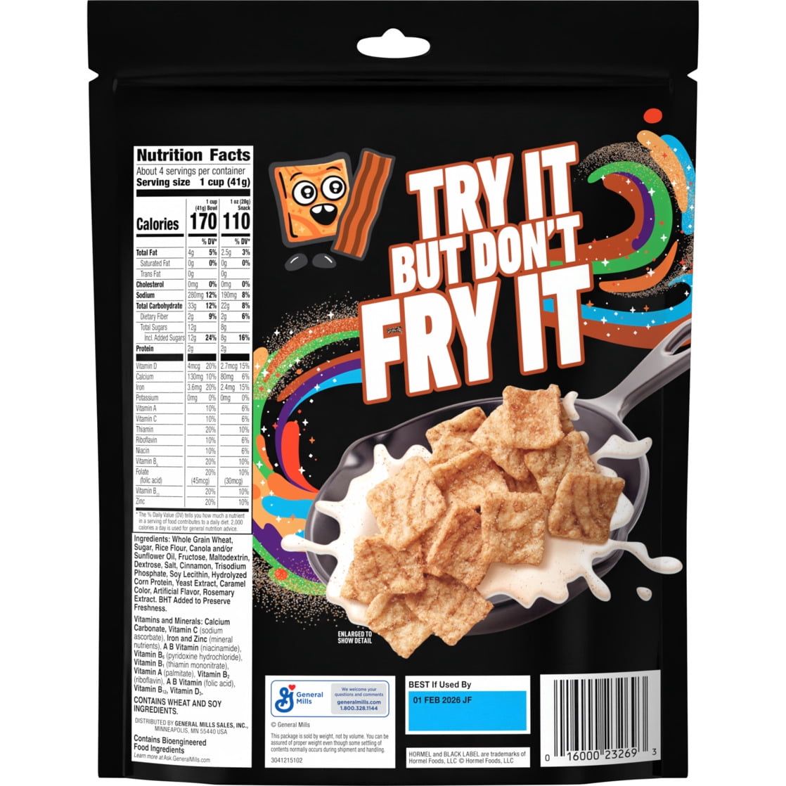 Cinnamon Toast Crunch Bacon Flavored Cereal, Walmart Online Exclusive, 6 oz