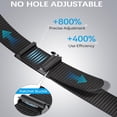thumbnail image 2 of Beltzy Mens Belts Slide Ratchet Belt for Dress Casual with Adjustable Buckle,Trim to Fit, 2 of 8