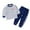 I, variant on YDFCWX Boys Long Sleeve Pajamas Boys Soft Cotton Blend Two Piece Pajama Set Long Sleeve Top and Pants I,18-24 Months
