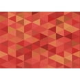 thumbnail image 1 of Ahgly Company Indoor Rectangle Patterned Orange Red Orange Area Rugs, 8' x 12', 1 of 6