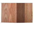 thumbnail image 2 of Domestic Exotic Variety Pack - Butternut, Coffee Nut, Walnut, Quarter Sawn Sycamore - 3/4" x 4" (4 Pcs), 2 of 2