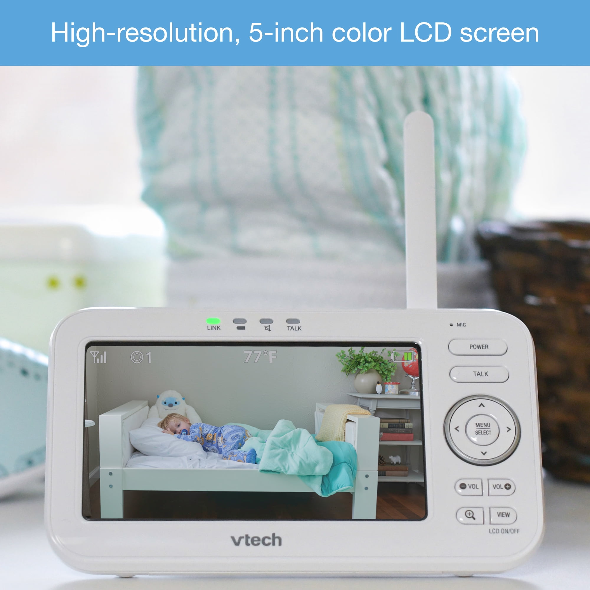 vtech baby monitor 5 inch screen