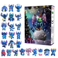 thumbnail image 1 of KEVCHE 26cm Stitch Figuras Caja Sorpresa, Calendario de Adviento de 24 dias de Halloween 24 Figuras, Cuenta atrás de Halloween Caja Ciega para Niños y Aficionados, Edad 3+, 1 of 3