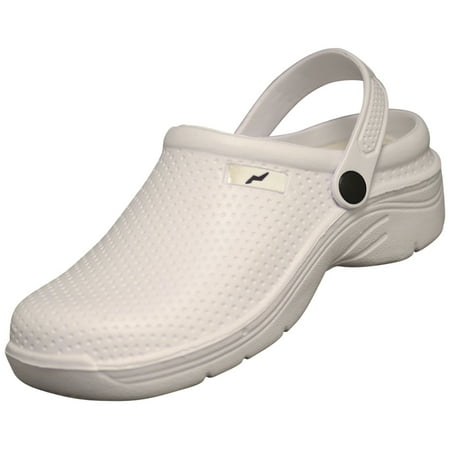 

NORTY Womens Slip on Clogs Adult Female Sandals Mules White