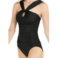 thumbnail image 3 of Calvin Klein BLACK Santorini Convertible One-Piece Swimsuit, US 6, 3 of 8