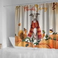 thumbnail image 4 of Happy Thanksgiving Italian Greyhound with Turkey Pumpkins Autumn Vibes Shower Curtain Greyhound Dog Lover Waterproof Bathroom Bathtub Curtain - 12018, 4 of 5
