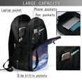 thumbnail image 4 of Salouo Cloud Cute Rabbit Pattern Extra Large Travel Laptop,Backpack with USB Charging Port College Backpack Business Work Bag Casual Daypack Fits for Men & Women, 4 of 7