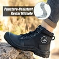 thumbnail image 3 of AUXDIQ Steel Toe Cap Boots Mens Waterproof Work Safety Boots Lightweight Non-Slip Safety Shoes, 3 of 6
