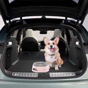 Dog Water Bowl, Dog Bowl No Spill Dog Food Water Bowl Slow Water Feeder, Spill Proof Pet Water Dispenser Vehicle Carried Travel Water Bowl for Small Medium Dogs and Cats, 25oz/750ML, Pink