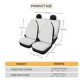 thumbnail image 7 of Pzuqiu Aztec Automotive Seat Cover 4Pcs,Full Set Front and Rear Bench Cover Polyester Automotive Car Seat Protection for Women,Universal Fit for SUV, Truck, Van, 7 of 7