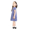 thumbnail image 3 of Frozen Toddler Girls Graphic Print Skater Dress with Short Sleeves, Sizes 12M-5T, 3 of 8