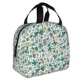 thumbnail image 2 of Disketp Floral In Teal Bolsa Térmica para Almuerzo para Hombre y Mujer, Ideal para Trabajo, Senderismo y Picnic, 2 of 8