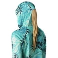 thumbnail image 5 of Columbia Women's Super Tidal Tee Hoodie, Dolphin Tropical Print, Small, 5 of 5