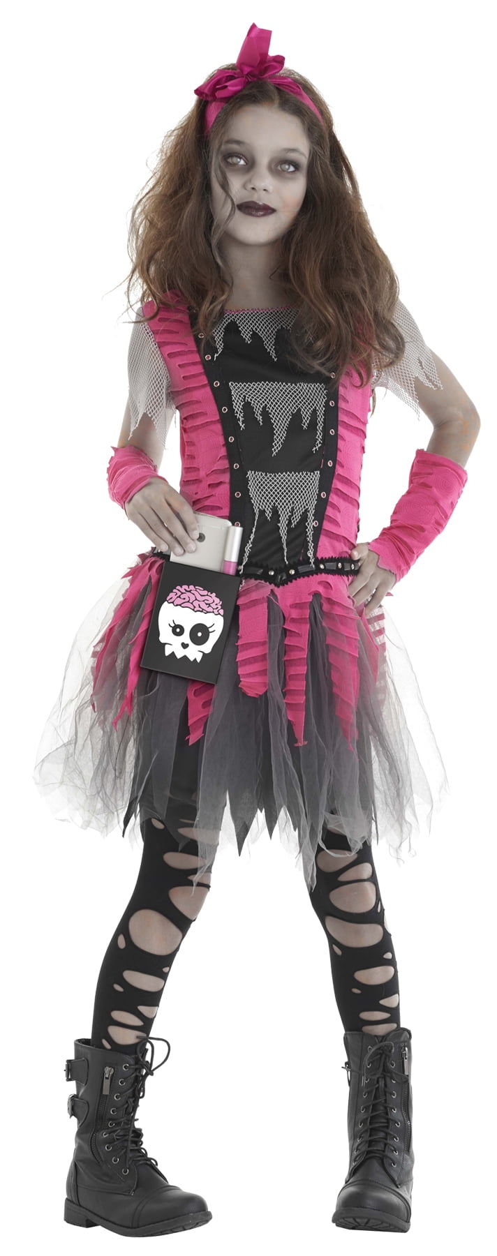 ZOMBIE GIRL COSTUME CHILD SMAL