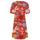 thumbnail image 3 of Vestido Corto para las Mujeres Cuello Redondo Manga Corta Impresa Suéter, Moda Casual Estilo Línea, 3 of 5
