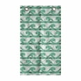 thumbnail image 1 of Nautical Hanging Pocket Organizer, Little Sailboats and Abstract Waves Print, Printed Polyester Storage Bag with Pockets, 21" x 31", Seafoam Vermilion, 1 of 2