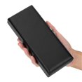 thumbnail image 3 of Wooden PU Leather Cover Reed Case Holder 2 Layers Storage Box for 40pcs Oboe Reeds, 3 of 4