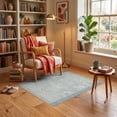thumbnail image 3 of ODIKA 3'x5' Ultra-Soft Throw Mat, Herringbone Scandinavian Zigzag Contemporary Geometric Shaggy None Washable, Bare feet friendly, Easy Care Indoor rug for Bedside, Vanity, 3 of 7