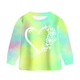 thumbnail image 6 of KPOPLK Boys Girls Outfit Sets 2-8 Years Kids Fall Soft Clothes Casual Cotton Long Sleeve Graphic Print T Shirts and Pants 2 Piece Clothes Yellow Size 7-8 Years, 6 of 6