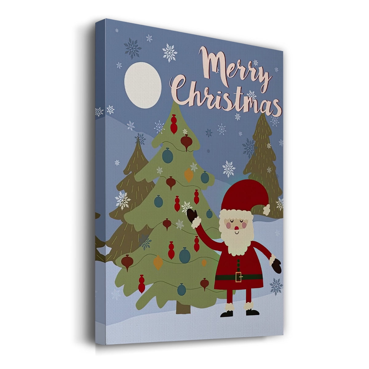 Winer Santa I- Gallery Wrapped Canvas