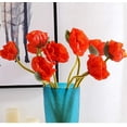 thumbnail image 5 of Hongchun 8 Pcs Artificial Long Stem Orange Poppies, 5 of 5