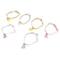 thumbnail image 4 of 6 Pcs Colliers pour Chats Réglables en Polyester Pendentif pour Animaux avec Clochette pour Chiens Lapins Chatons, 4 of 14