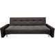 thumbnail image 5 of Sofa Cama Reclinable EL BAZAR STORE Paris Lino Gris Oxford Moderno abotonado, 5 of 7