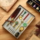 thumbnail image 4 of El juego de pluma de inmersión Vintage incluye 5 puntas de bolígrafo, caja de regalo, botella de tinta para escritura de estudiantes, 4 of 5