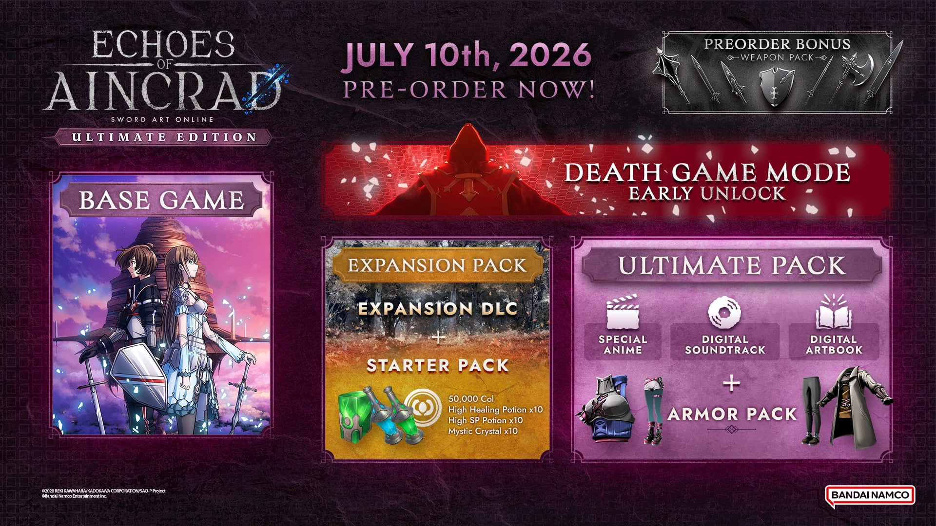 Jeu vidéo Sword Art Online: Echoes of Aincrad Ultimate Edition pour (Xbox Series X)