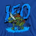 thumbnail image 2 of Tales of the Teenage Mutant Ninja Turtles Leo Groundbreaking Adult Pull-Over Hoodie, Royal, 2X-Large, 2 of 5