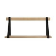 thumbnail image 4 of hometrends WillmannWood and Metal Wall Display Shelf, 4 of 6
