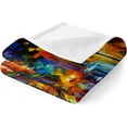 thumbnail image 5 of Colorful Oil Painting Blanket Art Gifts for Dad Husband Mom Wife for Birthday Father''s Mother''s Day Women Men Boys Girls Presents Art Room Decor Soft Cozy Throw 50"x60", 5 of 6