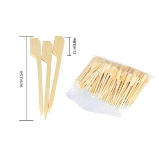 DecorRack Natural Bamboo Skewer Sticks, 12 inch (Pack of 100