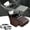 Brown, variant on Car Armrest Storage Bag, 5 in 1 Center Console Cover with 2 Cup Holders, Phone Holder, Tissue Holder, Storage Bag, Leather Memory Foam Car Accessories for SUV Sedan Truck