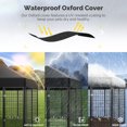 thumbnail image 7 of Sino Luban Outdoor Dog Kennel, Dog Run for Outdoor, Large Dog Pens Cage with Roof Waterproof for Large to Medium Dog Outside 7ft x 7ft x 6.5ft, 7 of 7