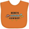 thumbnail image 3 of Inktastic Mimis Little Cowboy with Cowboy Hat and Boots Boys Baby Bib, 3 of 4