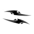 thumbnail image 4 of DYNWAVECA 2Pcs Car Sticker Decal Decor Gift Waterproof Novelty Easy to Install Car Decals Scratch Decal for Auto Window Bus Van RV Black, 4 of 10