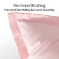 thumbnail image 4 of Kelnaro 2 Pack Microfiber Pillow Shams - Ultra Soft Breathable 20"x26" Sham Covers with Envelope Closure - Standard Size - Light Pink, 4 of 5