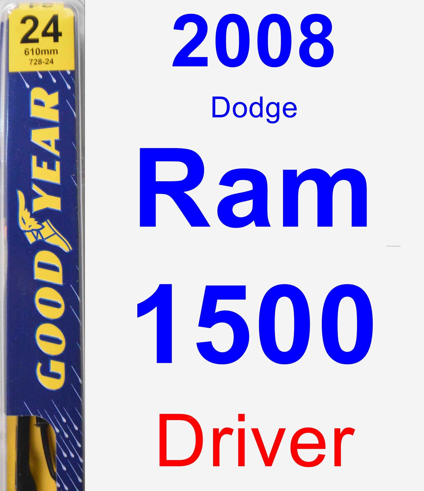 2008 Dodge Ram 1500 Driver Wiper Blade Premium