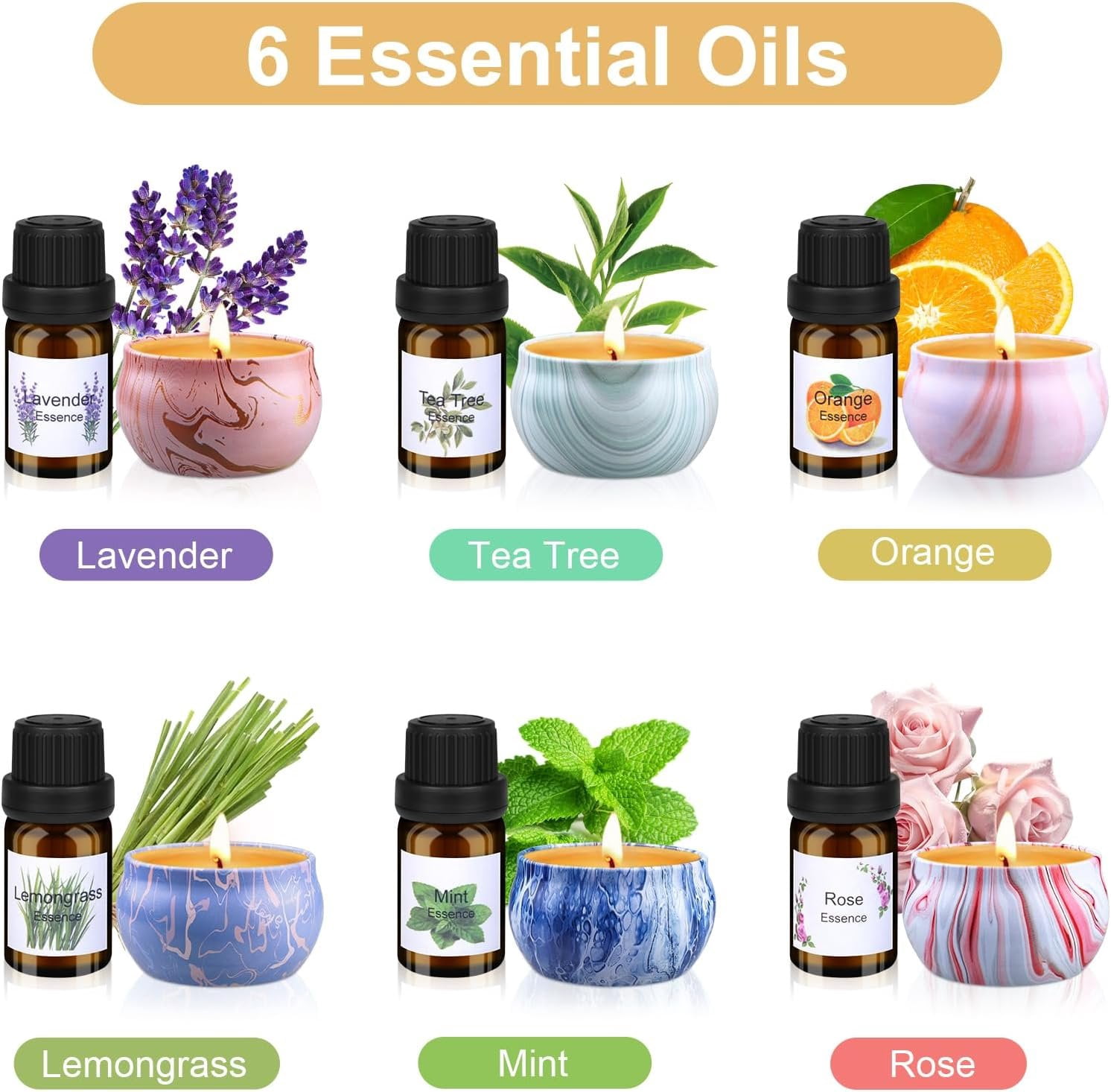 Candle Making Kits for Adults, Candle Making Supplies Accessory for Beginner, DIY Scented Candle with Beeswax, Essential Oil, Wicks, Wax Melting Pot, Moulds, Candle Jars, Dye, Make Your Own Candle